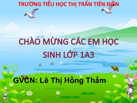 Bài giảng Tiếng Việt Lớp 1 - Bài 26: Ph ph Qu qu - Lê Thị Hồng Thắm