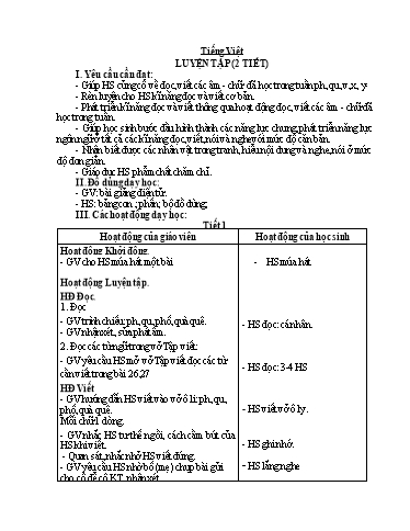 Kế hoạch bài dạy Lớp 1 - Tuần 8 - Năm học 2023-2024 - Lê Thị Hồng Thắm