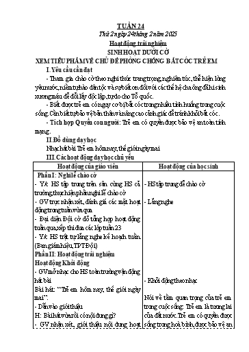 Kế hoạch bài dạy Lớp 3 - Tuần 24 - Năm học 2024-2025 - Võ Thị Huyền Thu