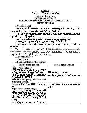 Kế hoạch bài dạy Lớp 4 - Tuần 22 - Năm học 2024-2025 - Cao Xuân Lý