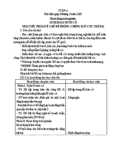 Kế hoạch bài dạy Lớp 5 - Tuần 24 - Năm học 2024-2025 - Trần Thị Diệp
